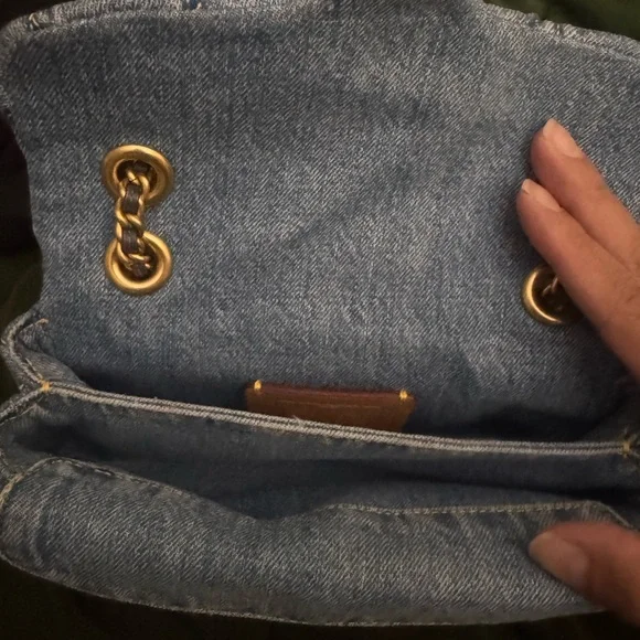 Coach Quilted Denim Tabby 20 Bag - Picture 9 of 13